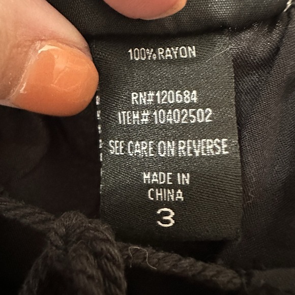 Torrid Top Womens Plus 3X Black White Embroidered Long Sleeve Boho Peasant Shirt - Picture 5 of 5